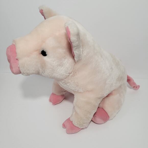Cuddle Wit Vintage Pig Plush Babe Style Farm Piggy Stuffed Animal - Picture 3 of 10